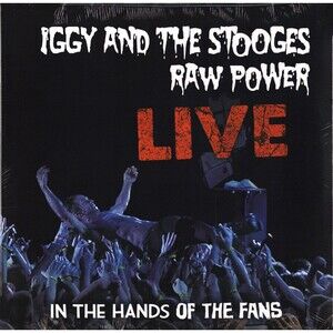 Iggy Pop Raw Power Live: In The Hands Of The Fans Blue Colored Vinyl Record NEW